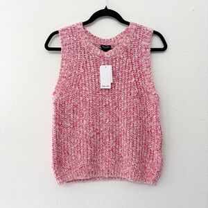 Splendid Elysees Sweater Tank in Fiore Marl Sleeveless Crewneck Knit Top Size XS